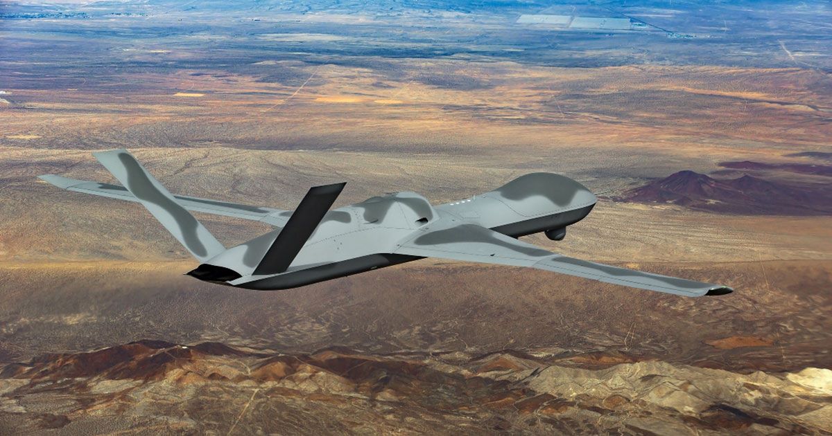 Pictured is a General Atomics MQ-20 Avenger drone (GA-ASI Photo)